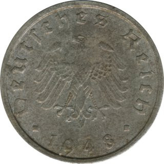 Alliierte Besatzung 10 Pfennig 1948 A Jaeger Nr 375*