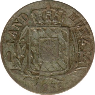 Bayern 1 Kreuzer 1835 Ludwig I Silber*