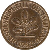 BRD 2 Pfennig 1962 J Eichenzweig J.381*