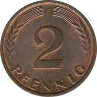 BRD 2 Pfennig 1967 F Eichenzweig J.381*