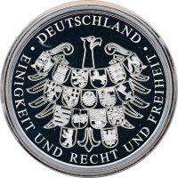 Medaille 2017 Weltwirtschaft Silber