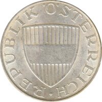 &Ouml;sterreich 10 Schilling 1970 Wachauerin Silber*