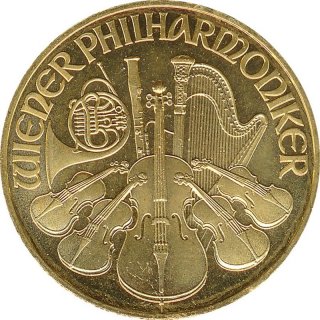 �sterreich 1/4 Oz Gold - 500 Schilling Philharmoniker