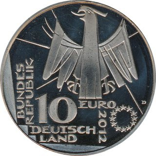 BRD 10 Euro 2012 D Deutsche Nationalbibliothek*