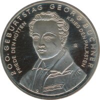 BRD 10 Euro 2013 F Georg Büchner*