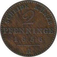 Preussen 2 Pfennig 1856 A Friedrich Wilhelm IV*