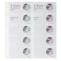 Lindner Vordruckblatt 5 Euro Deutschland 2020 - 2021
