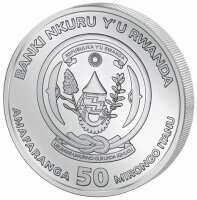 Ruanda 2021 Okapi 1 Oz Silber*