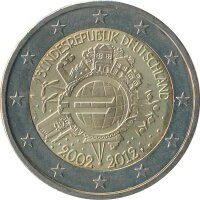 Deutschland 2 Euro 2012 - Einf&uuml;hrung Euro-Bargeld ( F )*