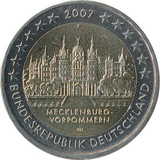 Deutschland 2 Euro 2007 - Schloss Schwerin ( F )*