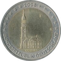 Deutschland 2 Euro 2008 - Hamburger Michel ( J )*