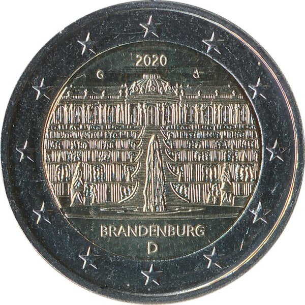 Deutschland 2 Euro 2020 - Schloss Sanssouci ( G )*