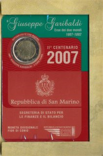 San Marino 2 Euro 2007 - Giuseppe Garibaldi*