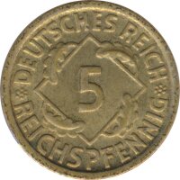Deutsches Reich 5 Pfennig 1936 D*