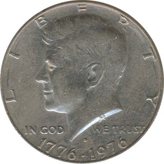 USA Half Dollar 1976 D 200 Jahre Unabhängigkeit*
