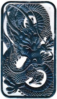 Australien 2021 M�nzbarren Drache - 1 Oz Silber*