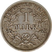 Deutsches Reich 1 Mark 1901 D Silber*