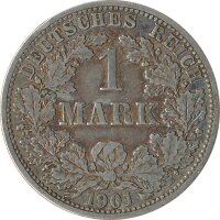 Deutsches Reich 1 Mark 1901 F Silber*