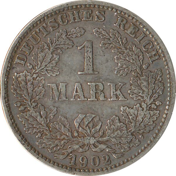 Deutsches Reich 1 Mark 1902 E Silber*