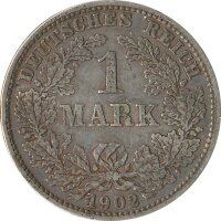 Deutsches Reich 1 Mark 1902 E Silber*