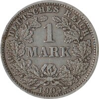 Deutsches Reich 1 Mark 1904 E Silber*