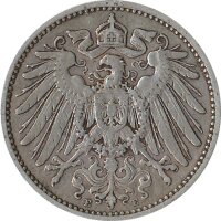 Deutsches Reich 1 Mark 1904 E Silber*