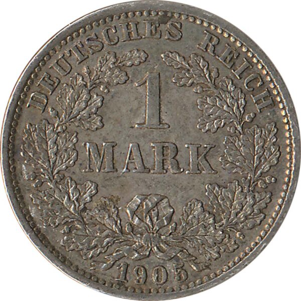 Deutsches Reich 1 Mark 1905 E Silber*