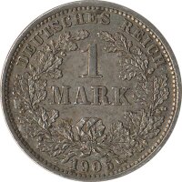 Deutsches Reich 1 Mark 1905 E Silber*