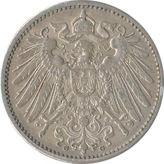 Deutsches Reich 1 Mark 1905 G Silber*