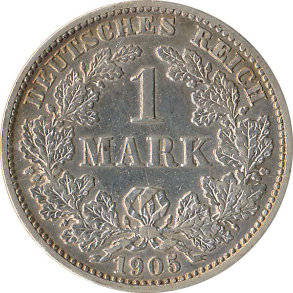 Deutsches Reich 1 Mark 1905 J Silber*