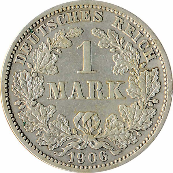Deutsches Reich 1 Mark 1906 J Silber*