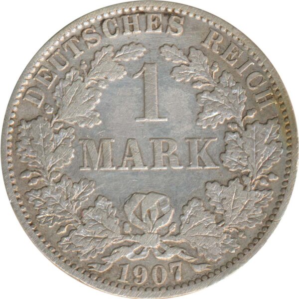 Deutsches Reich 1 Mark 1907 A Silber*
