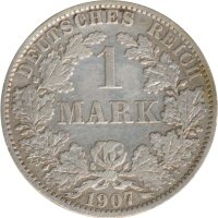 Deutsches Reich 1 Mark 1907 A Silber*