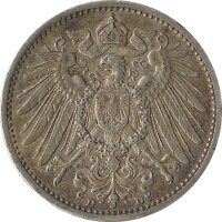 Deutsches Reich 1 Mark 1907 D Silber*