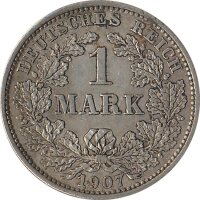 Deutsches Reich 1 Mark 1907 E Silber*