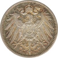 Deutsches Reich 1 Mark 1909 G Silber*