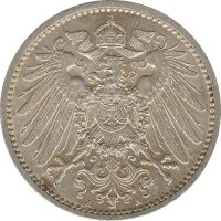 Deutsches Reich 1 Mark 1910 A Silber*