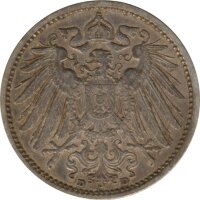 Deutsches Reich 1 Mark 1910 D Silber*
