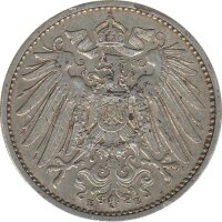 Deutsches Reich 1 Mark 1910 E Silber*