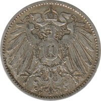 Deutsches Reich 1 Mark 1910 F Silber*