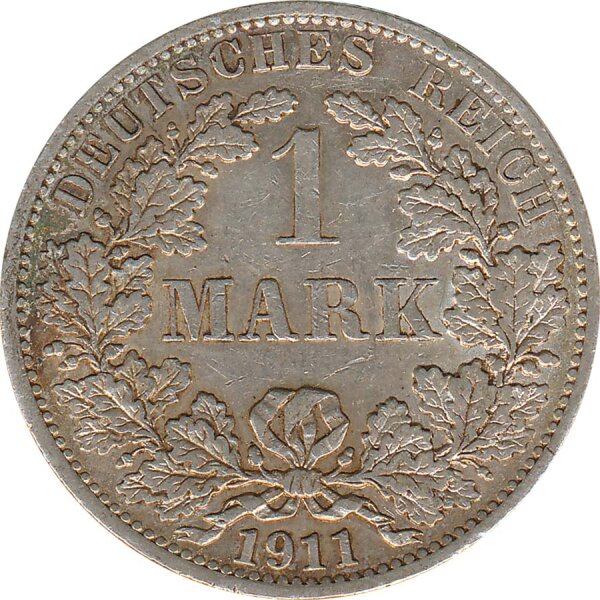 Deutsches Reich 1 Mark 1911 A Silber*
