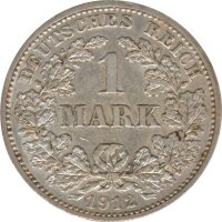 Deutsches Reich 1 Mark 1912 J Silber*