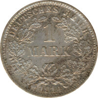 Deutsches Reich 1 Mark 1914 D Silber*