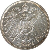 Deutsches Reich 1 Mark 1914 E Silber*
