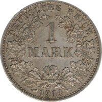 Deutsches Reich 1 Mark 1914 G Silber*