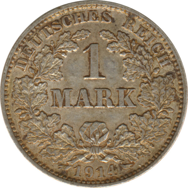 Deutsches Reich 1 Mark 1914 J Silber*
