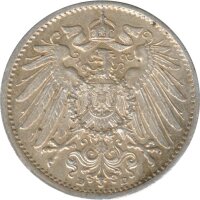 Deutsches Reich 1 Mark 1915 D Silber*