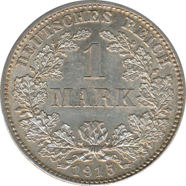 Deutsches Reich 1 Mark 1915 J Silber*