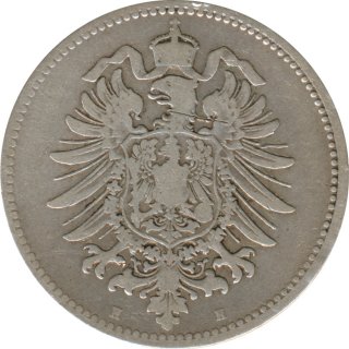 Deutsches Reich 1 Mark 1874 H Silber*