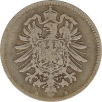Deutsches Reich 1 Mark 1875 B Silber*